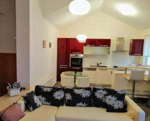 Kuchyň nebo kuchyňský kout v ubytování Apartment Markorcula