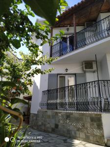 Balkón nebo terasa v ubytování Pension Nikolas