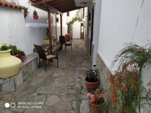 Patio nebo venkovní prostory v ubytování Pension Nikolas
