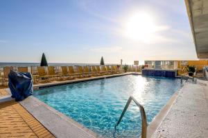 a swimming pool on top of a building at Emerald Isle 2207 in Panama City Beach