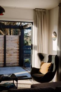 Area soggiorno di Three Streams Raglan Retreat