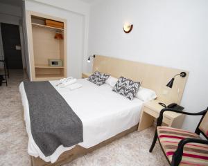 
Cama o camas de una habitación en Hotel Teide

