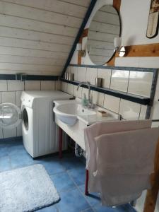 Koupelna v ubytování Ferienwohnung Warderhof