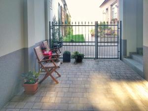 Balkón alebo terasa v ubytovaní M37 Apartman