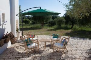 A garden outside Masseria I Raffi b&b