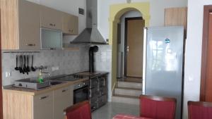 Kuchyň nebo kuchyňský kout v ubytování Apartments Dida moj