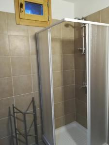 Koupelna v ubytování Cantina Alpina