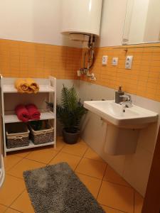 Koupelna v ubytování Apartmanovy Dom Triangel + 37 fotografií