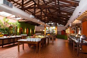 Restaurace v ubytování Hotel Estância Barra Bonita
