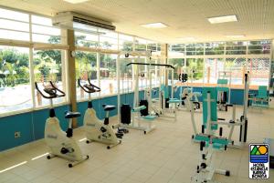 Fitness centrum a/nebo fitness zařízení v ubytování Hotel Estância Barra Bonita