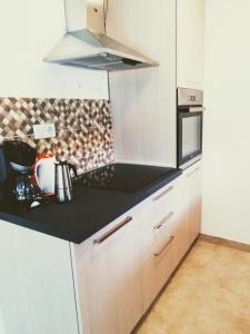 Kuchyň nebo kuchyňský kout v ubytování Apartment Surdić