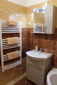 Koupelna v ubytování Korall Apartman + 37 fotografií