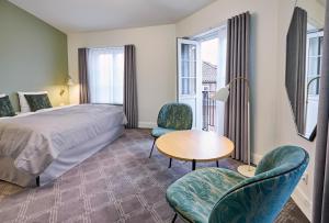 Letto o letti in una camera di Hotel Randers