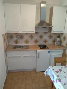 Kuchyň nebo kuchyňský kout v ubytování Apartmants Emy