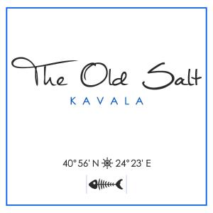 a calligraphy sign for the ohk ayawala at The Old Salt in Kavála