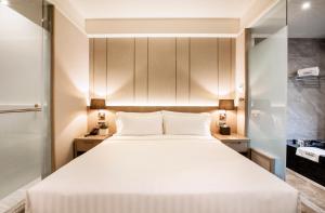 Katil atau katil-katil dalam bilik di Hotel Valletta