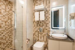 Koupelna v ubytování LETO Boutique Hotel Zugdidi
