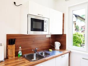 Kuchnia lub aneks kuchenny w obiekcie Aparthotel Pan Haus