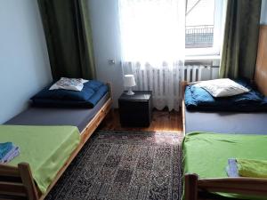 Posteľ alebo postele v izbe v ubytovaní Przy Starej Lipie