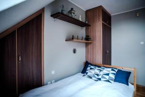 Posteľ alebo postele v izbe v ubytovaní Hollo Apartment - PRIVATE GARAGE - A/C