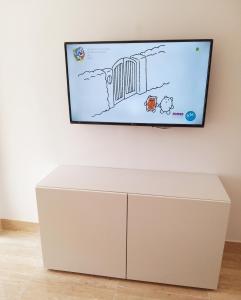 Televízia a/alebo spoločenská miestnosť v ubytovaní ARROYO NEW APARTMENT BENALMÁDENA, MÁLAGA - Sea view, pool, WIFI