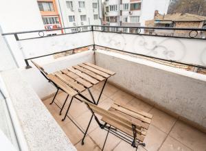 Балкон или терраса в Apartment Galia in Burgas city center