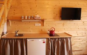Kuchyň nebo kuchyňský kout v ubytování Sport-hotel Šibeniční vrch