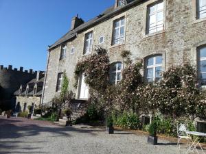 Zahrada ubytování Les Chambres du Château du Rozel