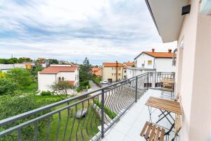 Balkón nebo terasa v ubytování Apartments Raspolic