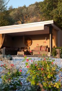 Zahrada ubytování B&B Casa Colleverde
