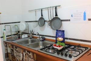Kuchyň nebo kuchyňský kout v ubytování B&B Country Chic