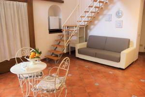Posezení v ubytování B&B Country Chic