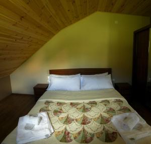 Letto o letti in una camera di Hotel Patriot