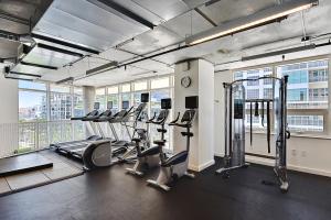 Fitnes oz. oprema za telovadbo v nastanitvi Miami Midtown Luxury Apartment