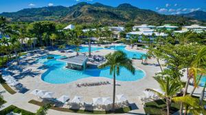 an aerial view of a resort with two pools at Senator Puerto Plata in San Felipe de Puerto Plata