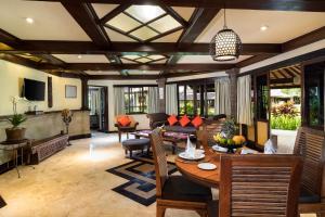 Χώρος καθιστικού στο Hotel Vila Lumbung