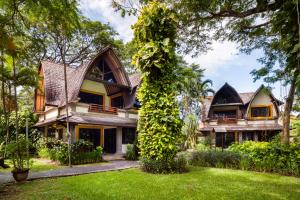 Κήπος έξω από το Hotel Vila Lumbung
