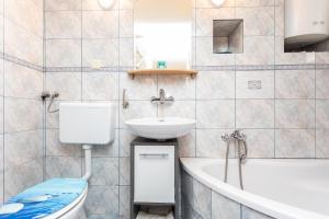 Koupelna v ubytování Apartman Verbenia