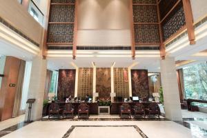 Posezení v ubytování Zhejiang Xizi Hotel