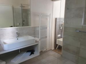 Koupelna v ubytování Hotel Jasmin