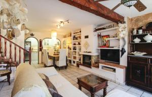 a living room with a couch and a table at Looking For Paradise in Gran Alacant