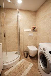 Ванная комната в Cosy studio near Akropolis and Švyturio arena