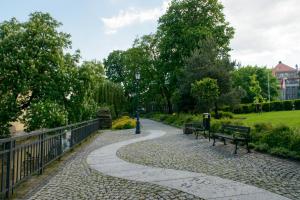 Vonkajšia záhrada v ubytovaní Spadzista 2