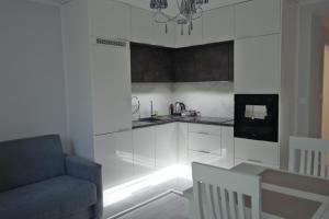 Kuchyňa alebo kuchynka v ubytovaní Apartamenty Marii Konopnickiej