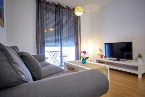 TV a/nebo společenská místnost v ubytování Apartamento Sol y Mar