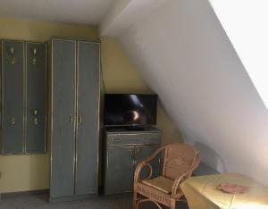 Μια τηλεόραση ή/και κέντρο ψυχαγωγίας στο Ferienhaus am Rennsteig