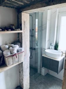 Kúpeľňa v ubytovaní Apartment Chupa