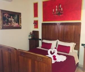 Postel nebo postele na pokoji v ubytování La Dea Hestia