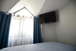 TV a/nebo společenská místnost v ubytování Hotel Niku + 37 fotografií