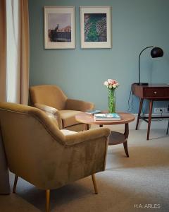 Hotel de l'Anglais, Guesthouse的休息区